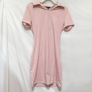 Sweet Couture Pink Striped Polo Dress